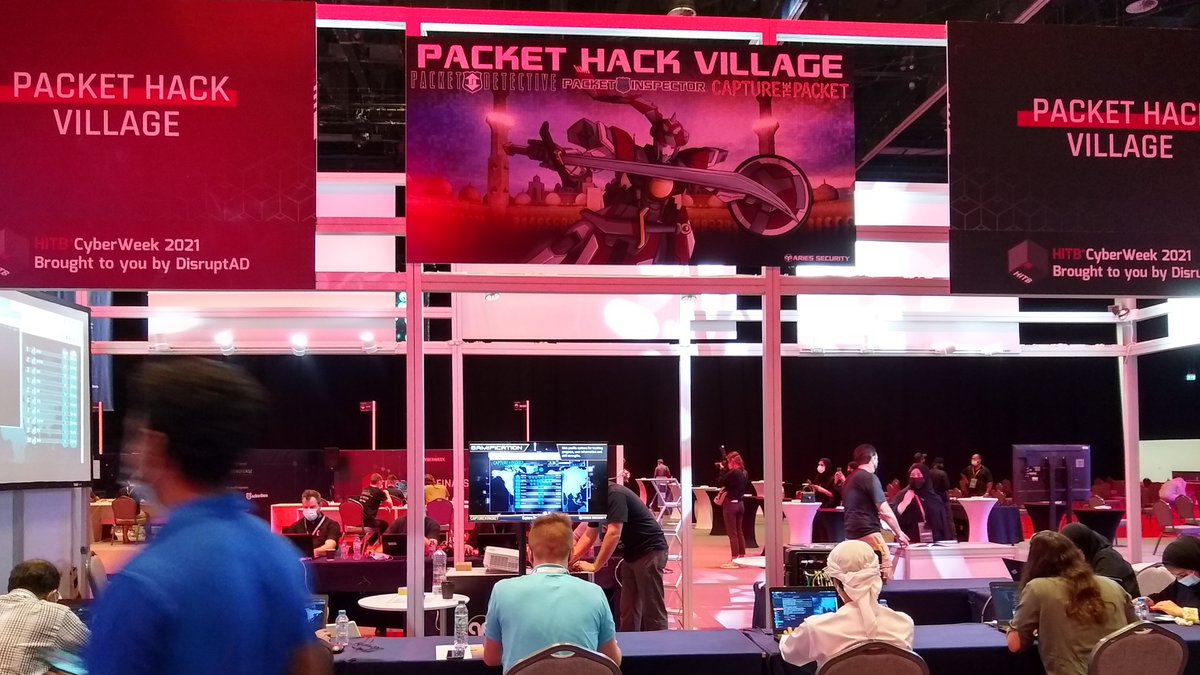 The Packet Hack Village at Hack In The Box CyberWeek 2021. The Packet Hack Village at Hack In The Box CyberWeek 2021.