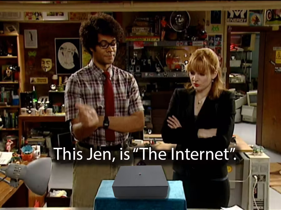This, Jen, is the internet.