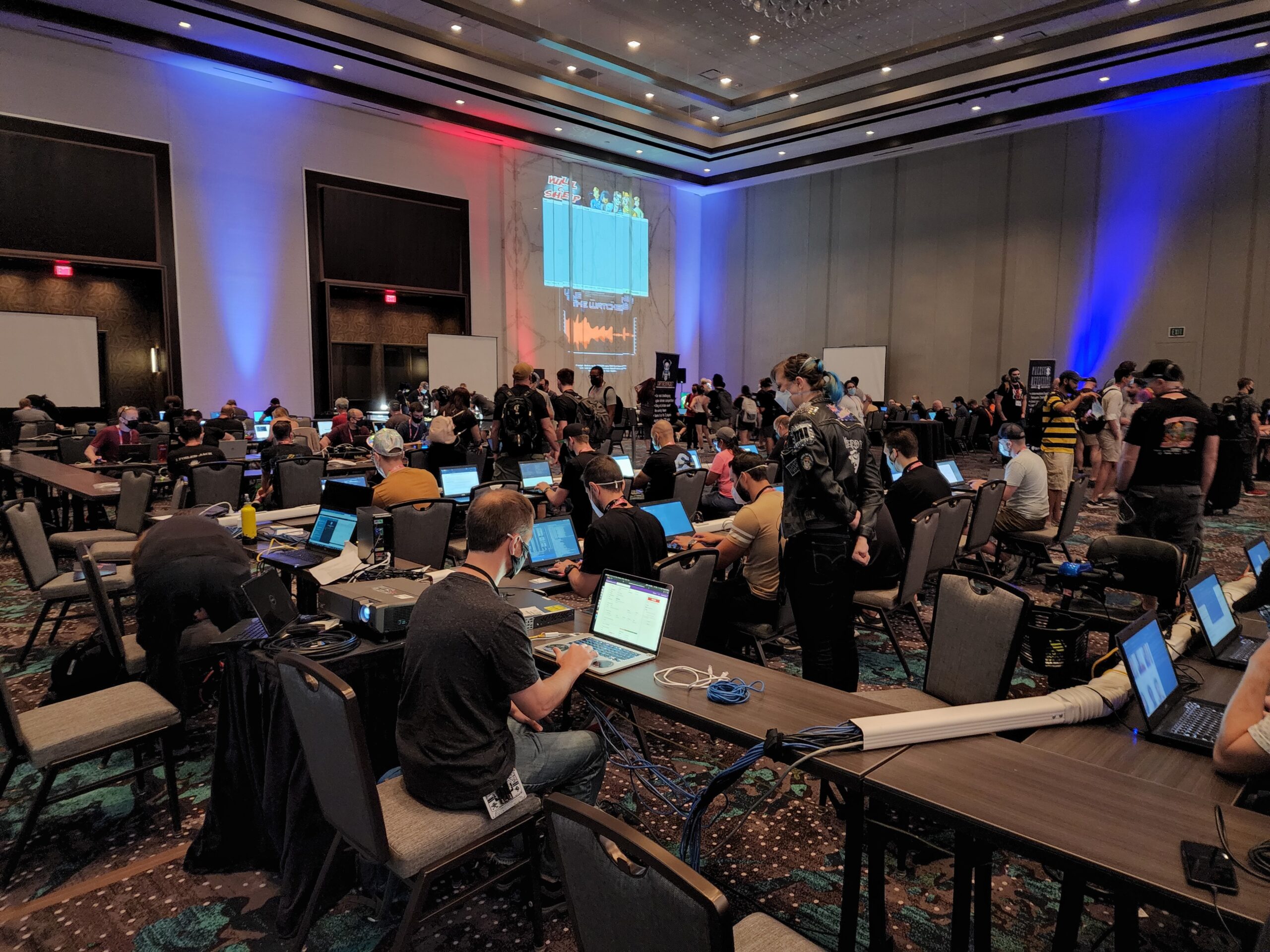 The Packet Hacking Village at DEF CON 30.